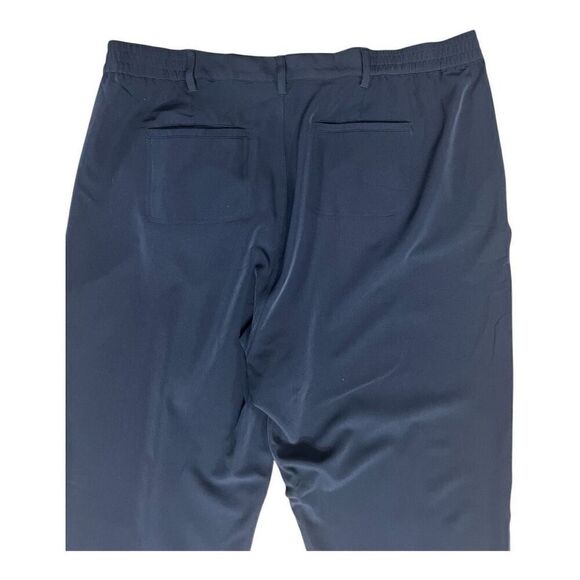 32 Degrees Cool Women Size 20 Hero Navy Blue Pants Side Elastic Zipper Pockets - Picture 11 of 12